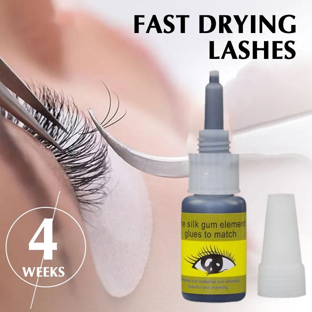 ขนตาปลอมกาว Quick-drying Eyelashes Extensions Grafting Seconds Fast 1-2 กาวแห้ง I0i7