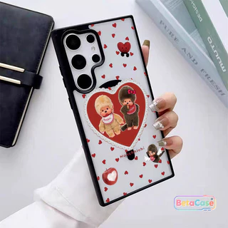 สำหรับ Samsungกันกระแทก ผิวด้าน ลายหัวใจ ลิง ผีเสื้อ ดาว เคสแม่เหล็ก ส A56 A55 A36 A35 A26 A16 A15 A07 A06