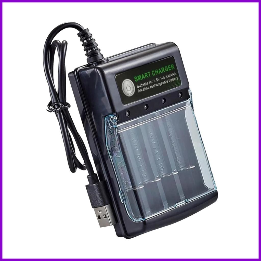 เครื่องชาร์จแบตเตอรี่ AAA เครื่องชาร์จแบตเตอรี่ในครัวเรือนอัจฉริยะ AA AAA เครื่องชาร์จแบตเตอรี่อัลคา