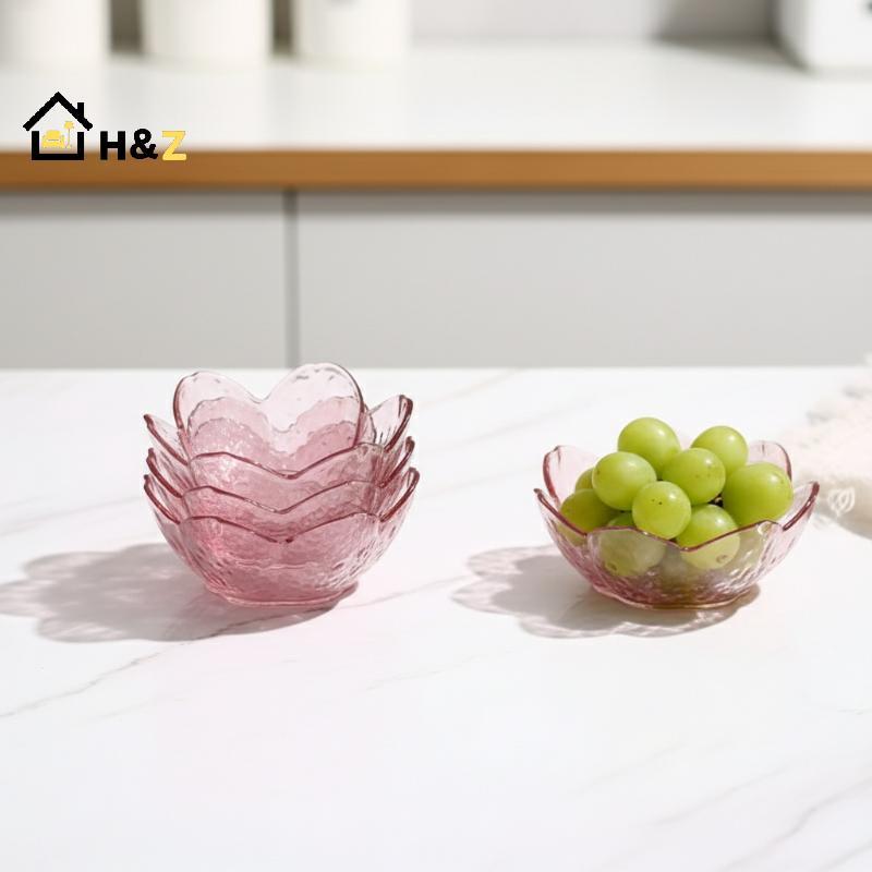 Kaleidoscope ค้อนรูปแบบ Cherry Blossom ซอสจานพลาสติกขนาดเล็กเครื่องปรุงรสจานซอสชามไอศกรีมจานอาหารค่ํ