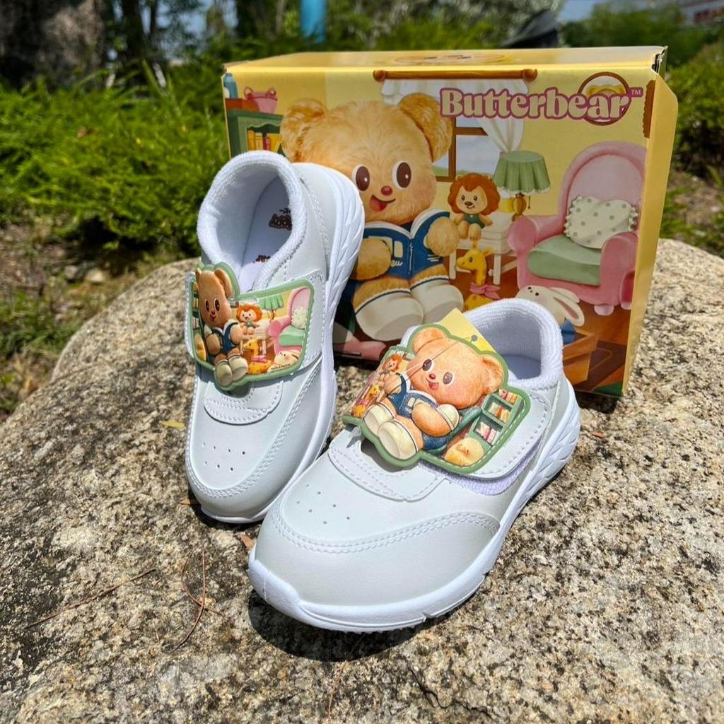 CHAPPY รองเท้านักเรียนอนุบาลหญิง CPS-BB1-2  น้องหมีเนย ButterBear รองเท้านักเรียนใหม่ล่าสุด รูปที่ 7