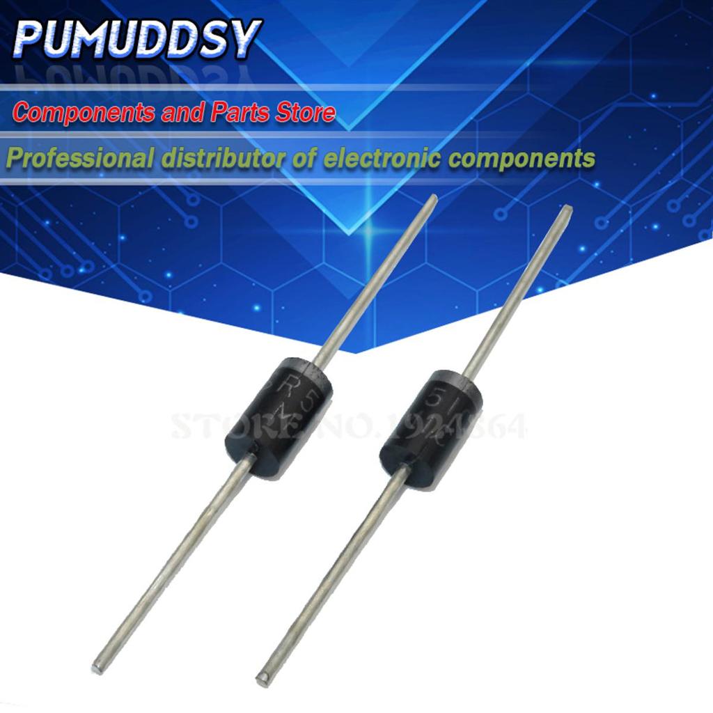 20 Shoteki Diodes SR5100 5A/100V DO-27 SB5100