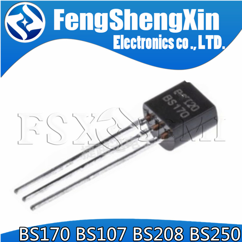 10PCS BS170 TO-92 TO92 BS107 BS107A BS250 BS208 triode ทรานซิสเตอร์ MOSFET