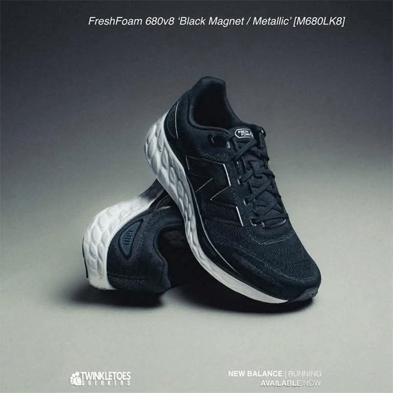 รองเท้าผ้าใบ New Balance NB 680 V8 ดั้งเดิม M680LK8 รับประกัน 1 ปี D03B