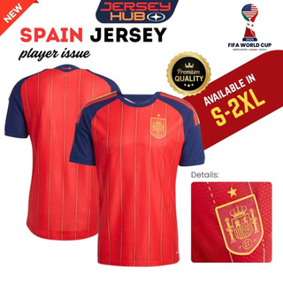 Spain Jersey World Cup 2026 Jersi Spain Home Jersey Sepanyol Espanyol Players Issue [READY STOCK]