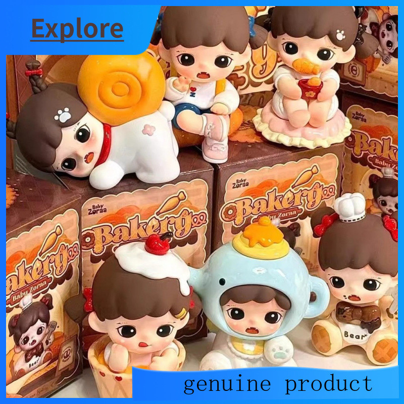 TNTSPACE Zora Sister Baby Baking Shop Series ฟิกเกอร์ตุ๊กตาน่ารัก