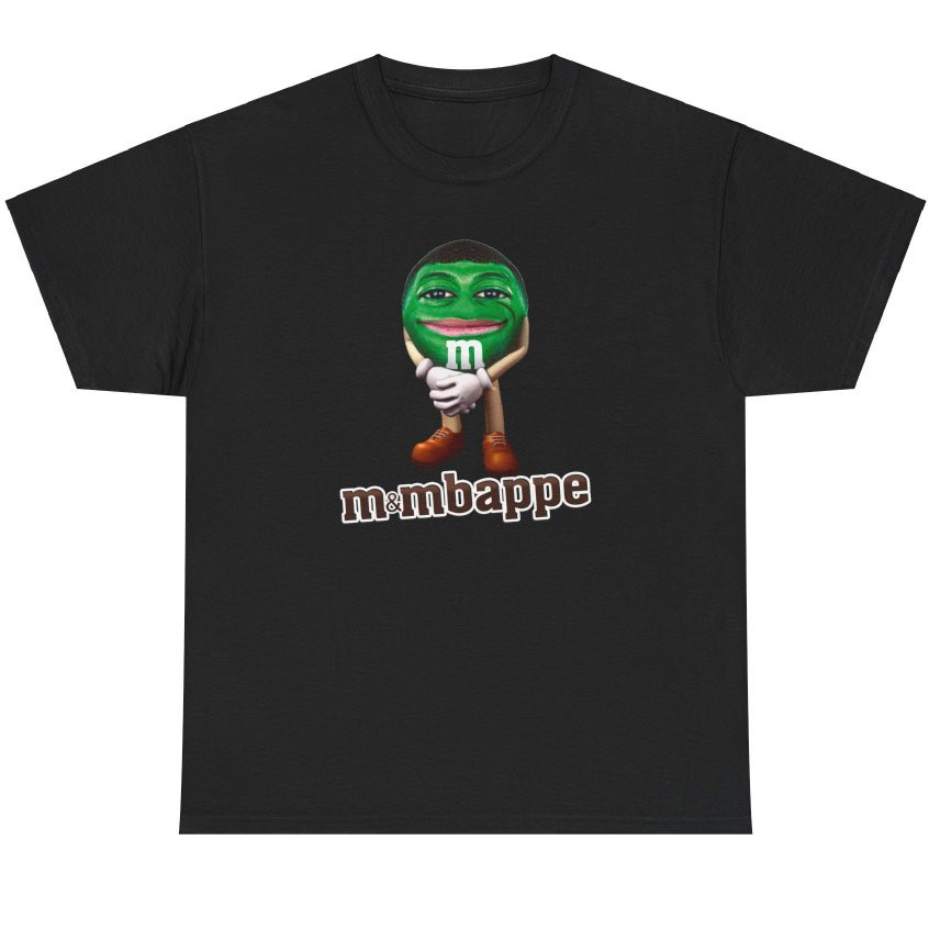 เสื้อยืดลายตลก Kylian Mbappe แบบเมม สำหรับแฟนคลับฟุตบอล