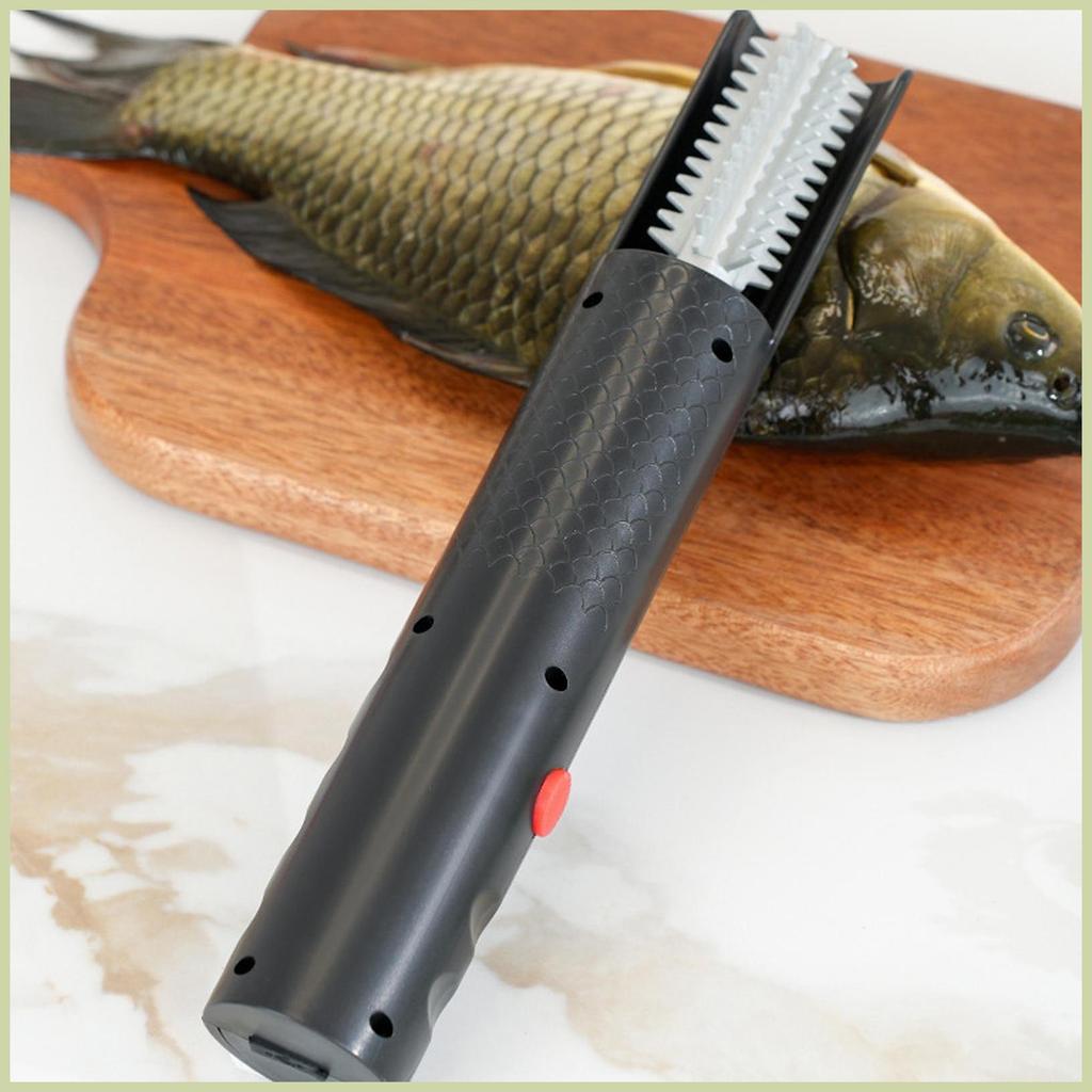 Fish Scale Remover ชาร์จกันน้ํา Comfort Grip Strong Power Fish Scale Scraper เครื่องมือห้องครัวสําหร