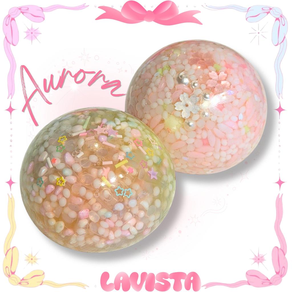 [ส่งจากไทย] Aurora Ball บอลคลายเครียด/บริหารมือ เนื้อสัมผัสนุ่มหนึบกดง่ายไม่ต้องใช้กำลังมือเยอะ