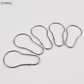 [YANG] 10/20pcs ผ้าม่านเปิดมะระแหวน Carabiner พวงกุญแจคลิปผ้าม่านหน้าต่าง Hook Bath ผ้าม่าน Rods Clamp อุปกรณ์เสริม null