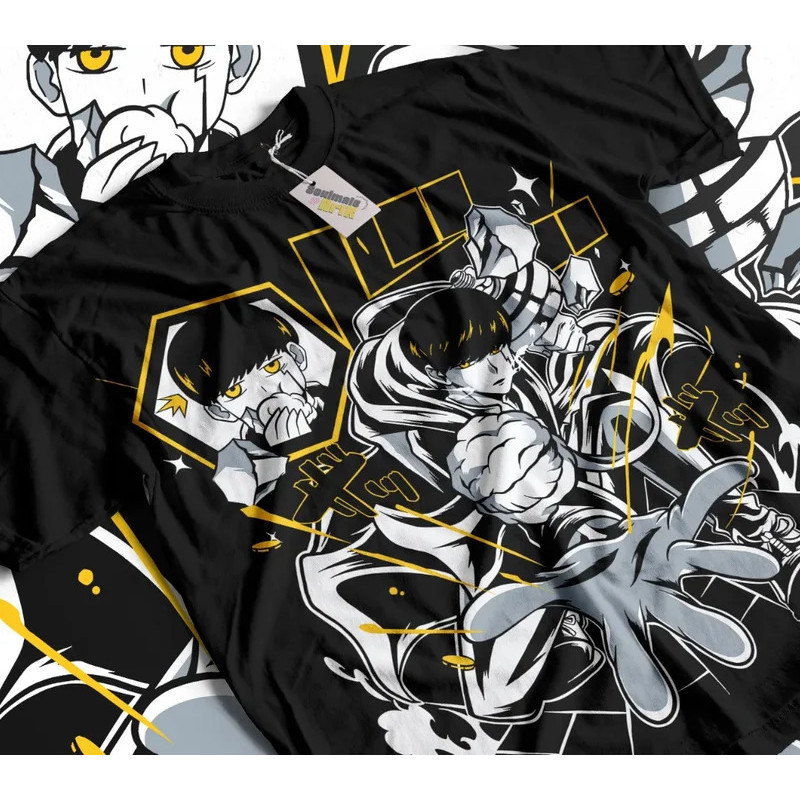 ทีเชิ้ต Mashle Magic and Muscles Kawaii Mash เสื้อสเวตเตอร์พัฟครีม Lembut Uniseks