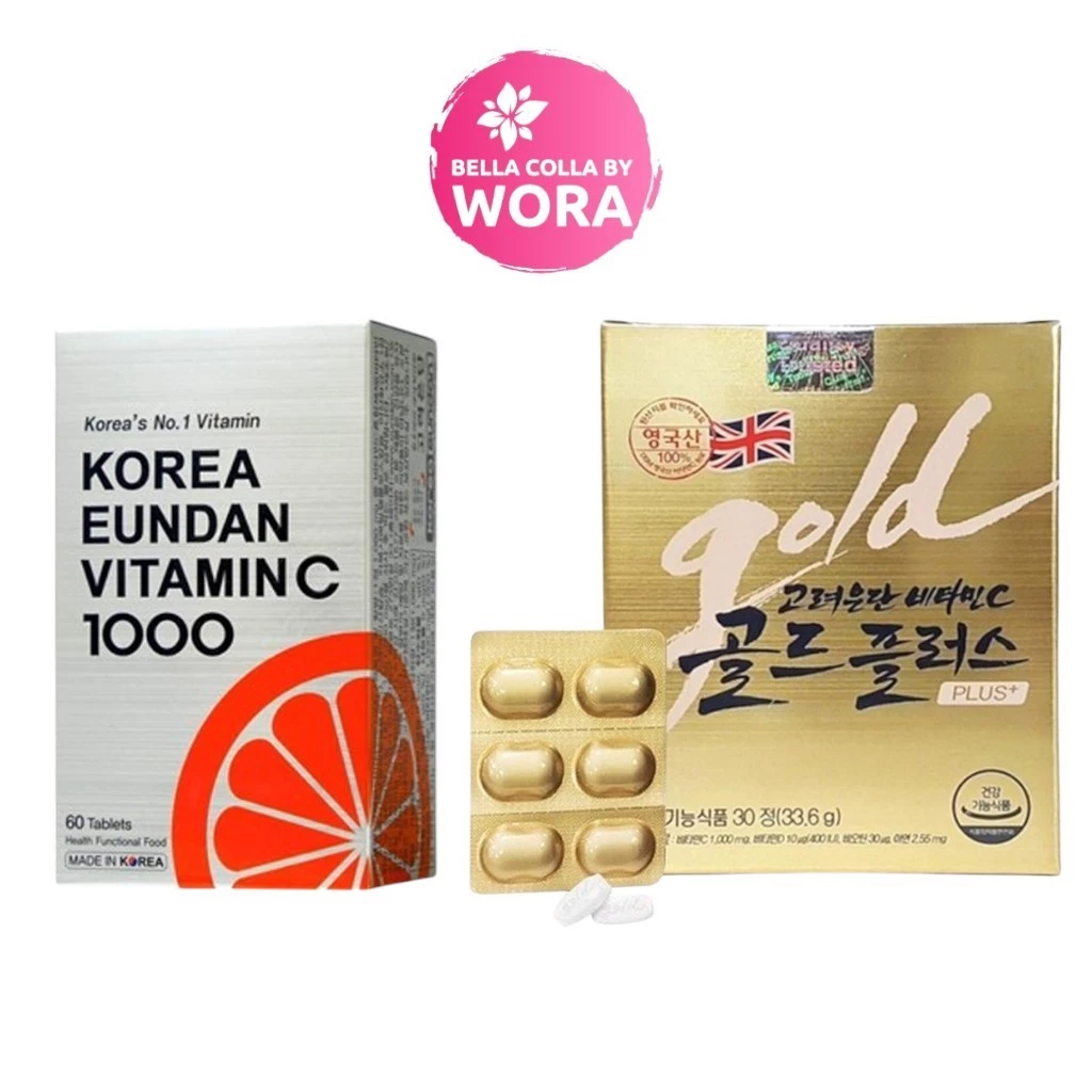ฉลากไทย วิตามินซีอึนดัน Korea Eundan Vitamin C 1000mg วิตามินซีอึนดันเงิน//อึนดันทอง