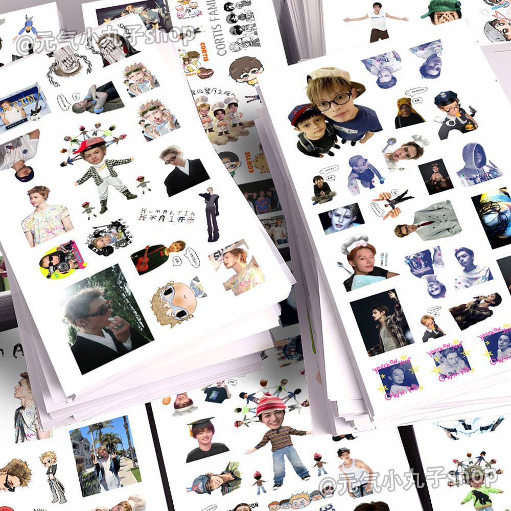 Spot Ready Stocks200 แผ่นสติ๊กเกอร์ Cortis Men Group Martin การ์ดนกกาเหว่ามูลค่าสูง 200 สติ๊กเกอร์คอ