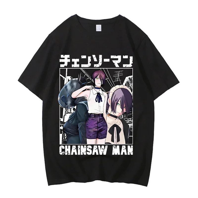 เสื้อยืด anime chainsaw man reze kobeni คุณภาพสูง cod