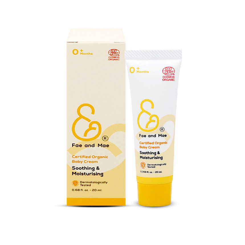 Fae & Mae Certified Organic Baby Cream หลอด 20 ml