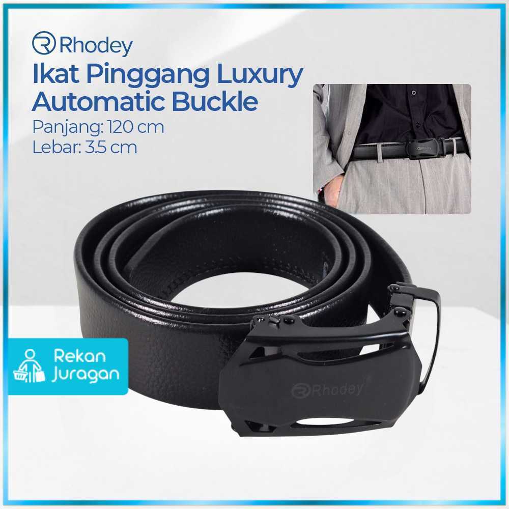 Rhodey Luxury Automatic Buckle Belt 3.5cm - WQE818