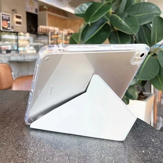 【พร้อมส่ง】เคสฝาพับอะคริลิคใส Samsung Galaxy Tab A11 A8/A9/S6 Lite/S7/S8/S9 fe/S7 FE/S10 Lite/A9+/S7+ ดีไซน์ Y กันกระแทก