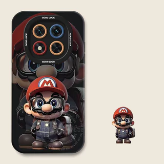 เคส Redmi Note 14 15 Pro 5G เคส Redmi Note 14 15 5G, 14 15 Pro Plus ลายการ์ตูนอนิเมะมาริโอ้ กันกระแทก พร้อมที่ป้องกันกล้อง หนังพร้อมสายโทรศัพท์ เคสซิลิโคนด้านนุ่ม