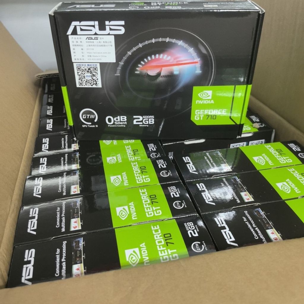 การ์ดจอ ASUS GT710 2GD5 BRK EVO ใหม่ แบบ Low-Profile แบบกล่อง