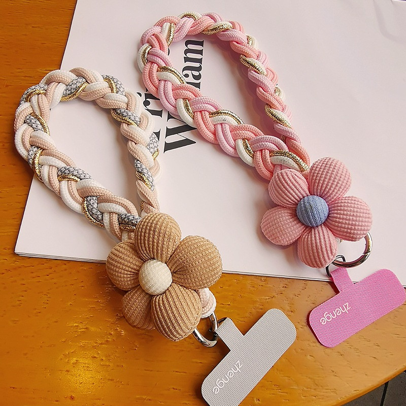 เชือกเส้นเล็กโทรศัพท์มือถือสายทอสีตัดกันสดข้อมือดีไซน์สั้นเดินทางกลางแจ้งปีนเขาท่องเที่ยว ราคา ถูกที่สุด ดีลบีเคเค แกลเลอรีภาพที่ 9