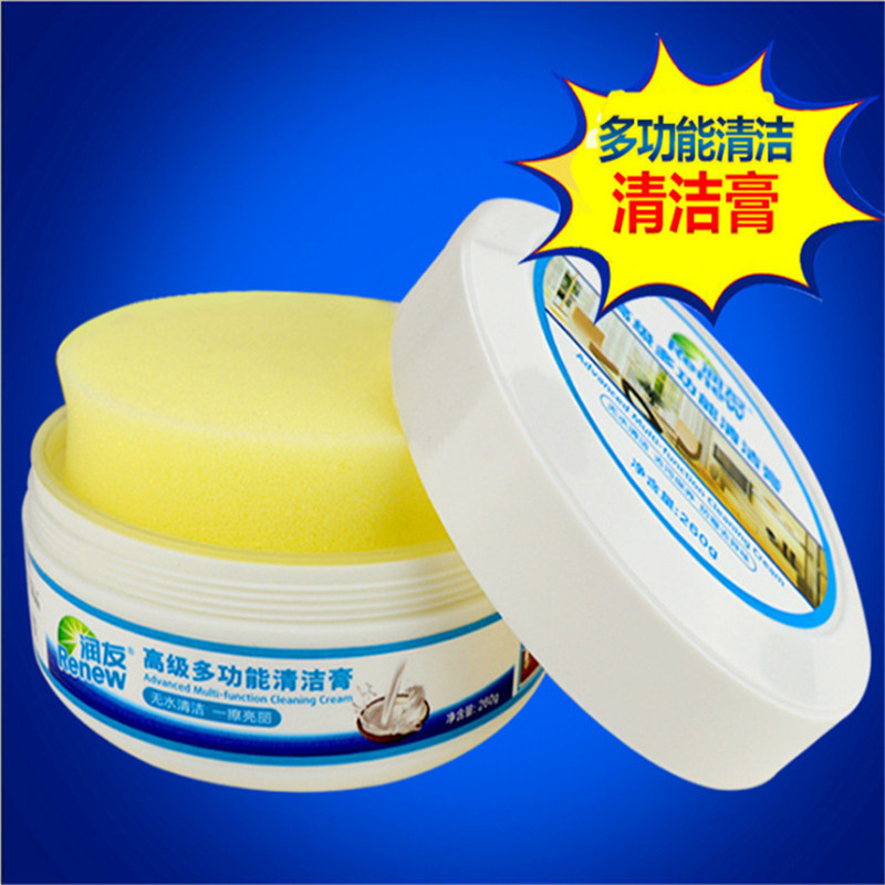 Power Multifunctional Cleaning Cream 260g/Leather Anhydrous Cleaning Cream Maintenance Decontaminati