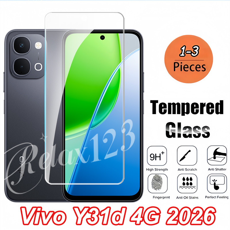 Vivo Y31d 4G 3PCSกระจกนิรภัยสําหรับVIVO Y31D VivoY31d Vivo Y 31 d Y31d 31Y VIVO Y31 Pro 4G 5G 2026 ก