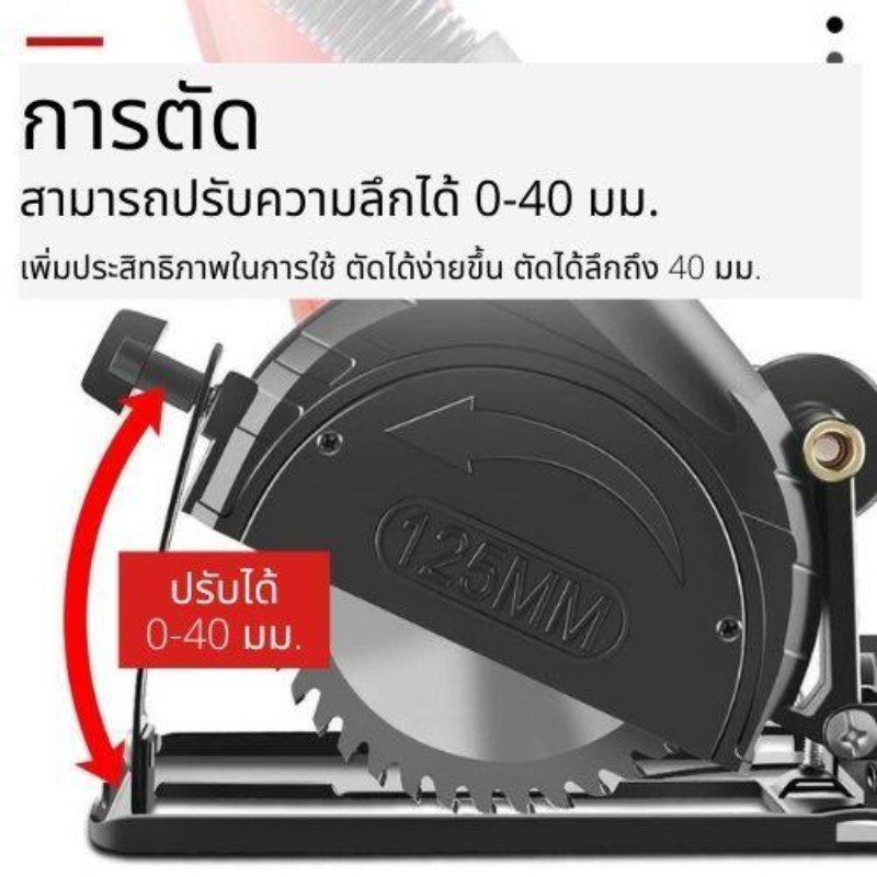 ชุดแปลงหินเจียร์ หินเจียร  เลื่อยวงเดือน 4นิ้ว ชุดแปลงหินเจียรเป็นเลื่อย เครื่องตัดไม้ ปรับมุมได้ แท่นจับหินเจียร ราคา ถูกที่สุด ดีลบีเคเค แกลเลอรีภาพที่ 7
