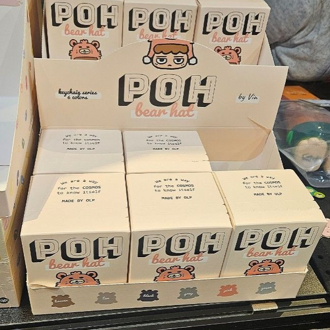 พร้อมส่ง🇹🇭 MTA. POH Bear Hat One Little Planet  Blind Box（กด6ชิ้น=1box）