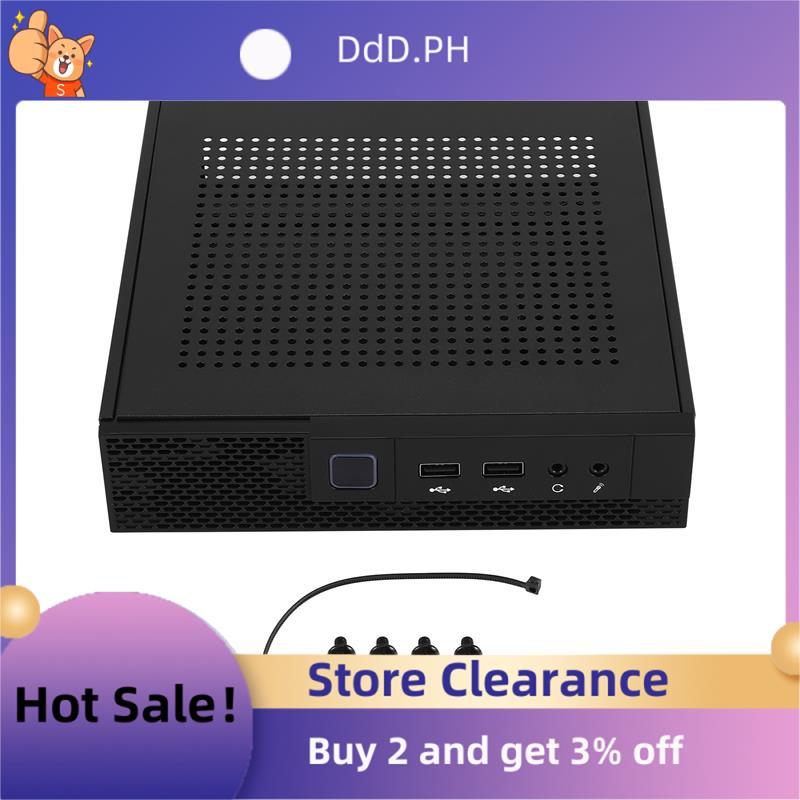 ITX เคสคอมพิวเตอร์ TX02 Mini Desktop Case ควบคุมอุตสาหกรรม HTPC Case