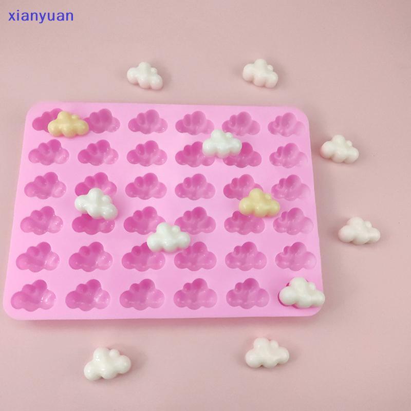 [xianyuan] 36 Cavities Cloud Shape แม่พิมพ์ซิลิโคน F Ondant เค้กตกแต่ง DIY Jelly พุดดิ้งเบเกอรี่เครื