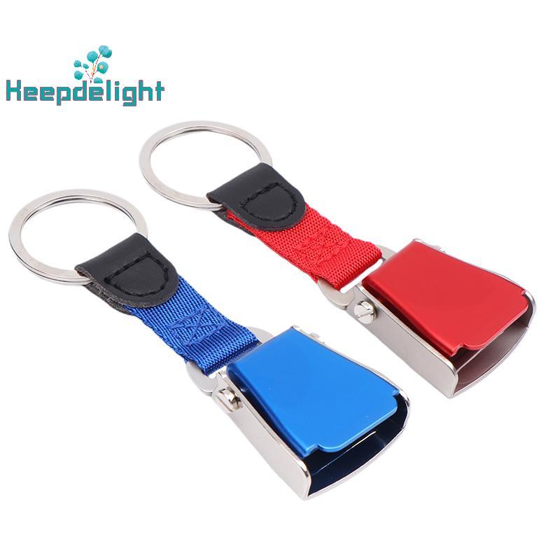 [Keepdelight] 1PC Safety Seatbelt Plane สายคล้องพวงกุญแจสําหรับ Flight Keyes เครื่องบิน Airline การบ