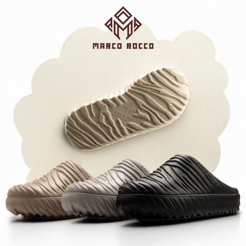 Marco Rocco รุ่น MR8025 รองเท้าแตะแบบสวม รองเท้าพื้นนิ่ม แฟชั่นผู้หญิง ลายม้าลาย EVA กันลื่น น้ำหนักเบา ของขวัญแนะนำ