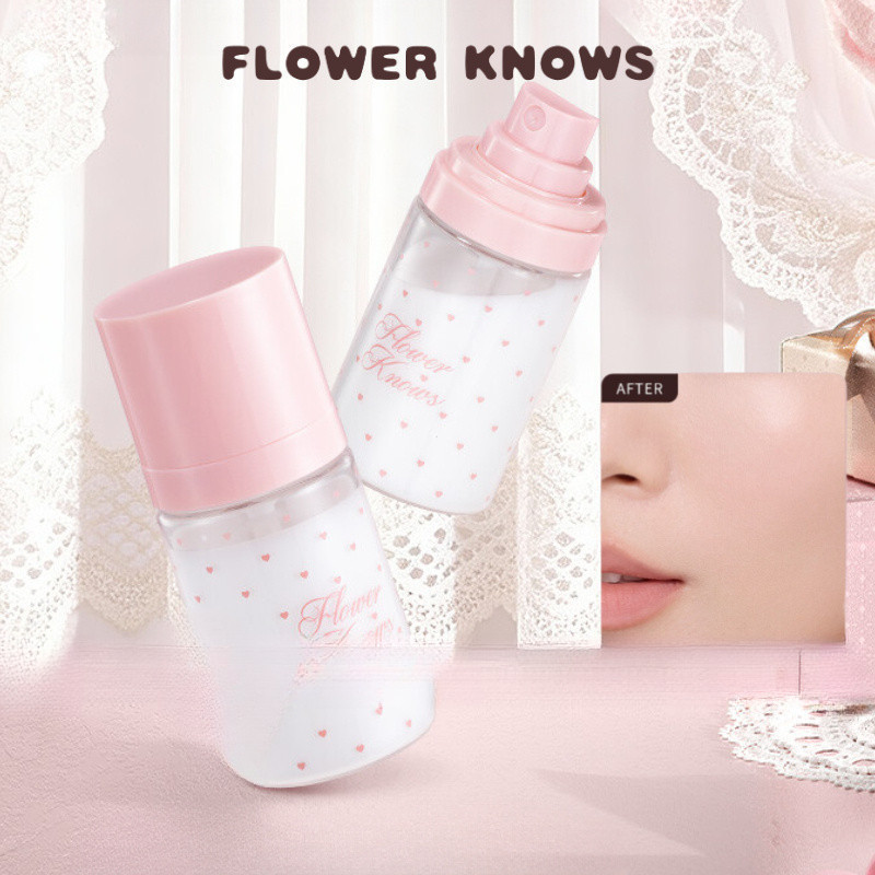 ดอกไม้ KNOWS แต่งหน้า Primer Moisturizing Essence Base Smooth Delicate Moisturizing Long-Lasting Hydration ซ่อนรูขุมขนแต่ง Primer แต่งหน้าบนใบหน้า