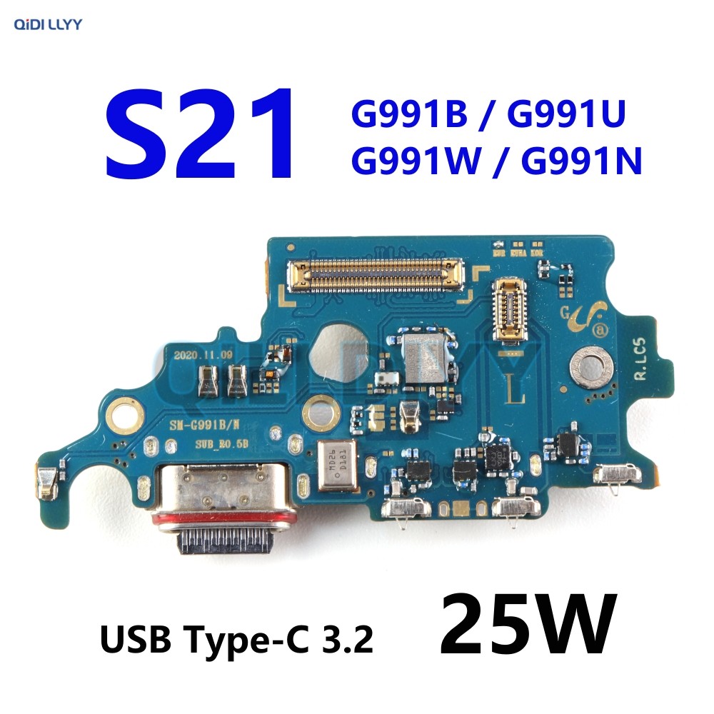 USB Charger Type-C 25W Dock Connector พอร์ตชาร์จ Dock Flex Cable สําหรับ Samsung Galaxy S21 5G G991 