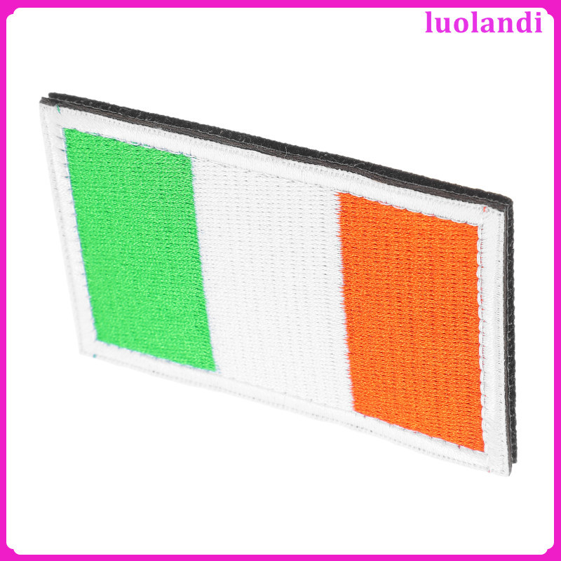 แพทช์ธงสําหรับเสื้อผ้าปัก Ireland ตกแต่ง luolandi