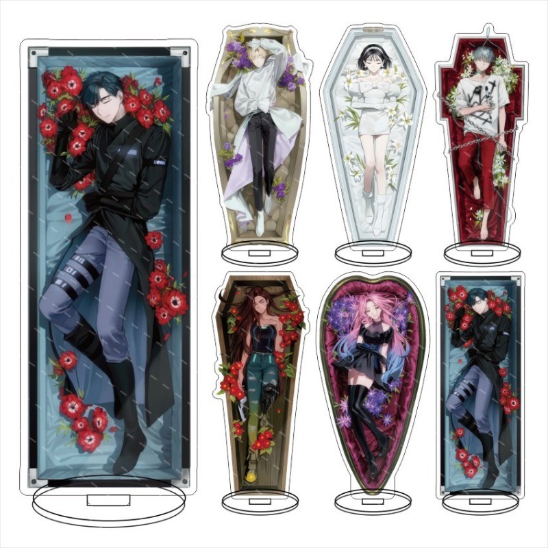 ALIEN STAGE Plate Desk Decor Coffee Shop Standee IVAN TILL Collection Ornament Accesorios Mizi Suae ตุ๊กตาอะคริลิคแม่บ้านบริกรของขวัญ