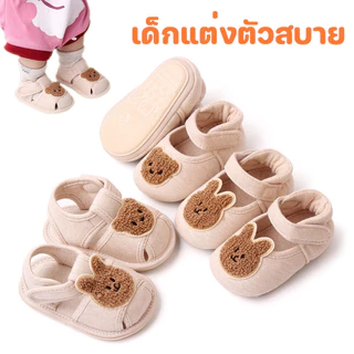 พร้อมส่ง รองเท้าเด็กแรกเกิด 0-12 เดือน รูปแบบน่ารัก กันลื่น พื้นนุ่ม ระบายอากาศดี สบายเท้า รองเท้าเด็กฤดูร้อน ใส่หัดเดิน
