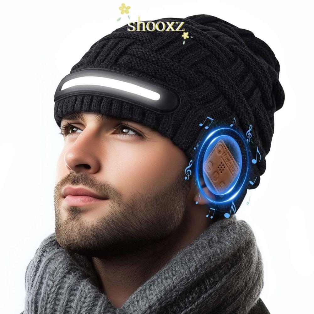 สฮูxz เพลงบลูทูธถักหมวก,บวกกํามะหยี่เย็นหลักฐานนําถักหมวกสนับสนุนโทรไร้สาย ยูเอสบี ชาร์จฤดูหนาวที่อบ