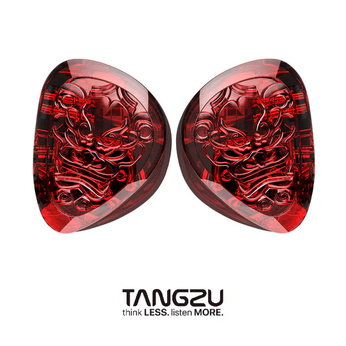 TANGZU WENER II Bass Edition Red Lion Dynamic Driver หูฟังชนิดใส่ในหูเสียงคุณภาพสูงสวมใส่สบายหูฟังแบบมีสาย