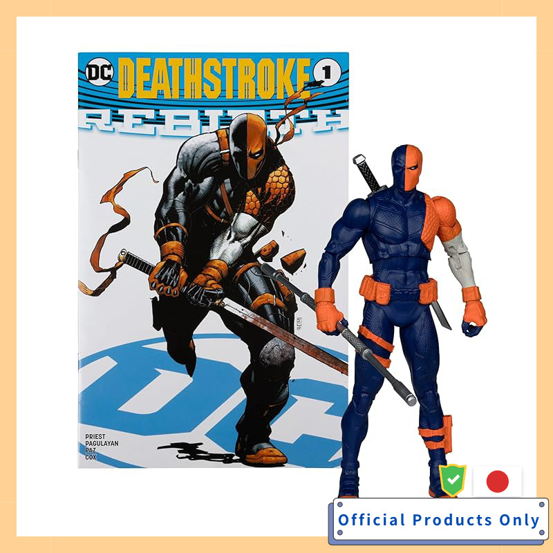 DC Direct Page Punchers Deathstroke DC Rebirth Figure with McFarlane Toys Comic