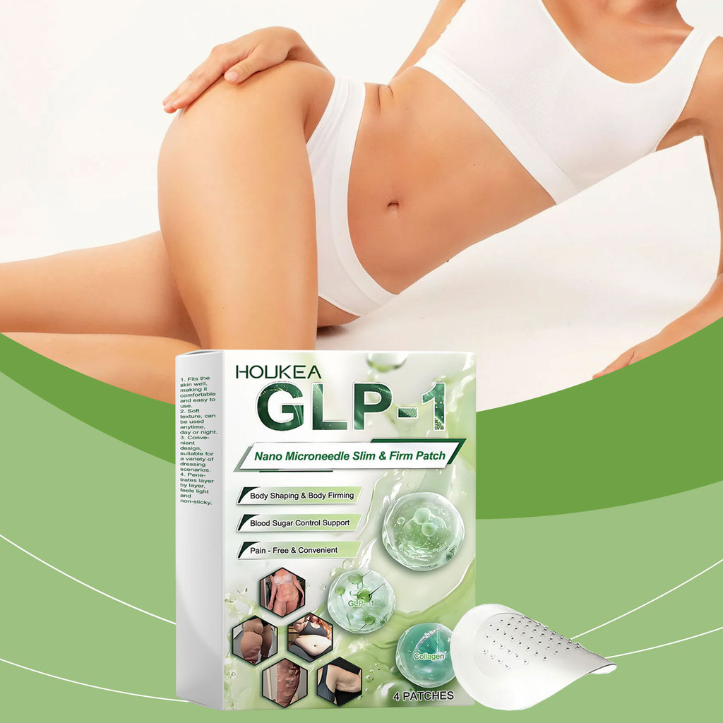 [คลังสินค้าพร้อม] HHOUKEA GLP-1 Body Care Patch แสดงเส้นร่างกายที่สวยงาม Daily Light Lazy Patch WJG