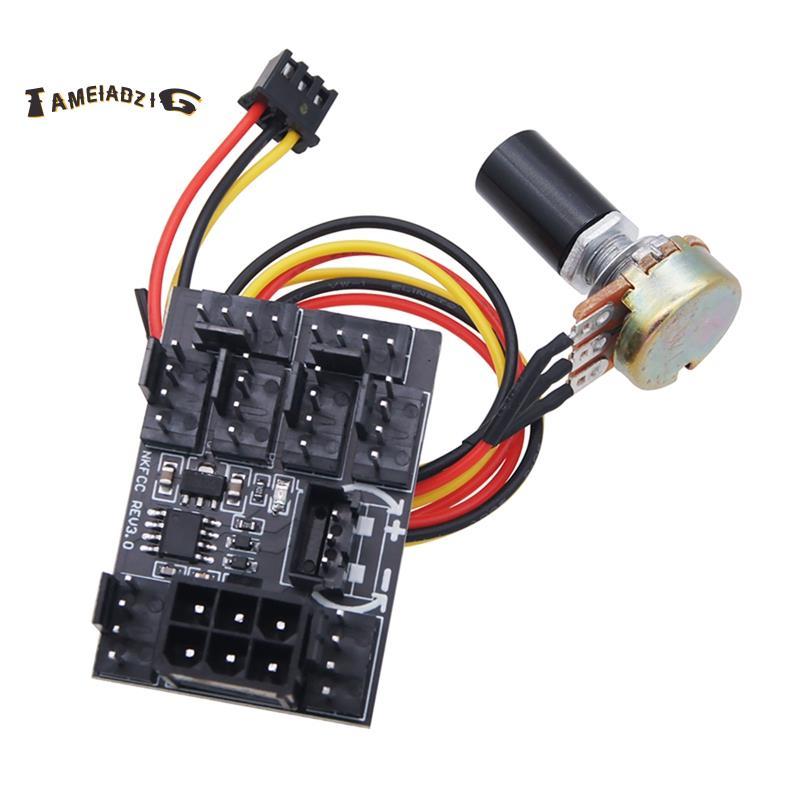 [คุณภาพ T]เคสคอมพิวเตอร์ Miner Fan Speed Controller 8 Channel Fan Hub PWM High-Power Violent Fan Con