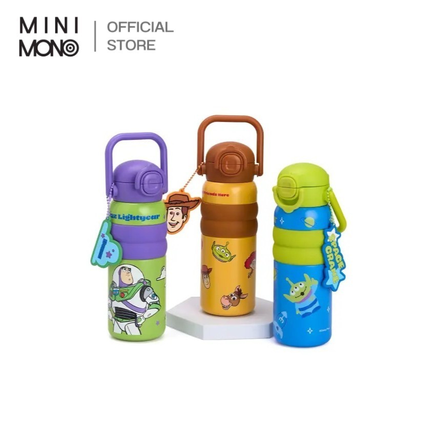Mini Mono กระบอกน้ำสแตนเลสเก็บอุณหภูมิ 600 มล. สองชั้น ลาย Toy Story | ลิขสิทธิ์แท้
