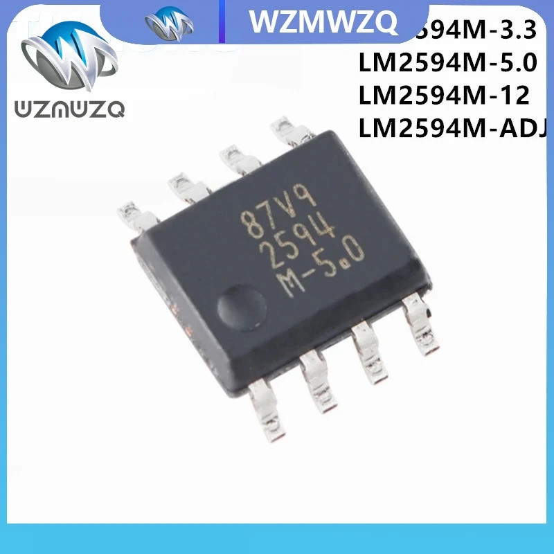 5pcs LM2594M-3.3 SOP-8 LM2594M LM2594M-5.0 LM2594MX-5.0 LM2594M-12 LM2594M-ADJ LM2594MX-ADJ LM2594MX