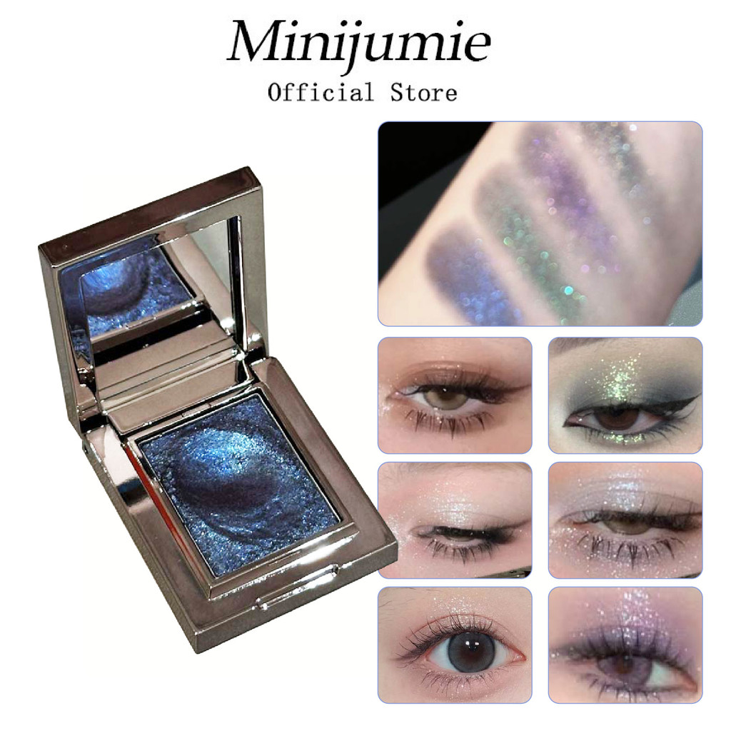 Herorange® ราคาไม่แพง ชิมเมอร์ แป้งเขียนคิ้วสีเดียวกันน้ําและกันเหงื่อเหมาะสําหรับแต่งหน้าปาร์ตี้และสไตล์โกธิค