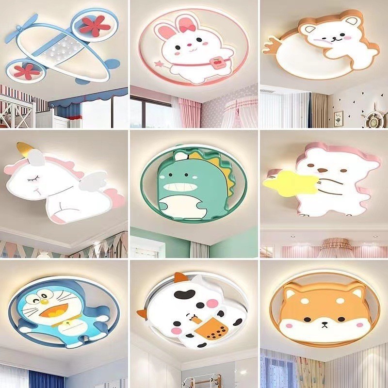 Children's Room Lamp Girl Boy Bedroom Lamp Ceiling Lamp Simple Modern Airplane Lamp2026New model mas