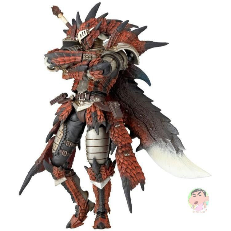 ( ⭕ PRE-ORDER)KAIYODO Monster Hunter Amazing Yamaguchi Revoltech Hunter (Reus Armor Radar Set) Actio