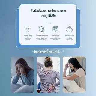 🧊 ซื้อ1 แถม1 🧊 หมอนสุขภาพ หมอนเย็น หมอน 1000g Sonw Pillow ลดอาการปวดคอ ป้องกันไรฝุ่น หมอนนอน หมอนหนุน หมอนโรงแรม
