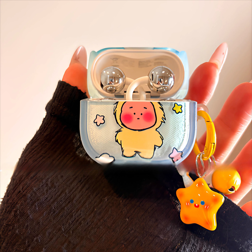 Huawei freeclip2 การ์ตูนน่ารัก longhat Twinkle Twinkle สําหรับ HUAWEIfreebuds5/5i Huawei 5 เคสป้องกัน buds6/6i เคสหูฟังบลูทูธคลิปหูเคสป้องกัน