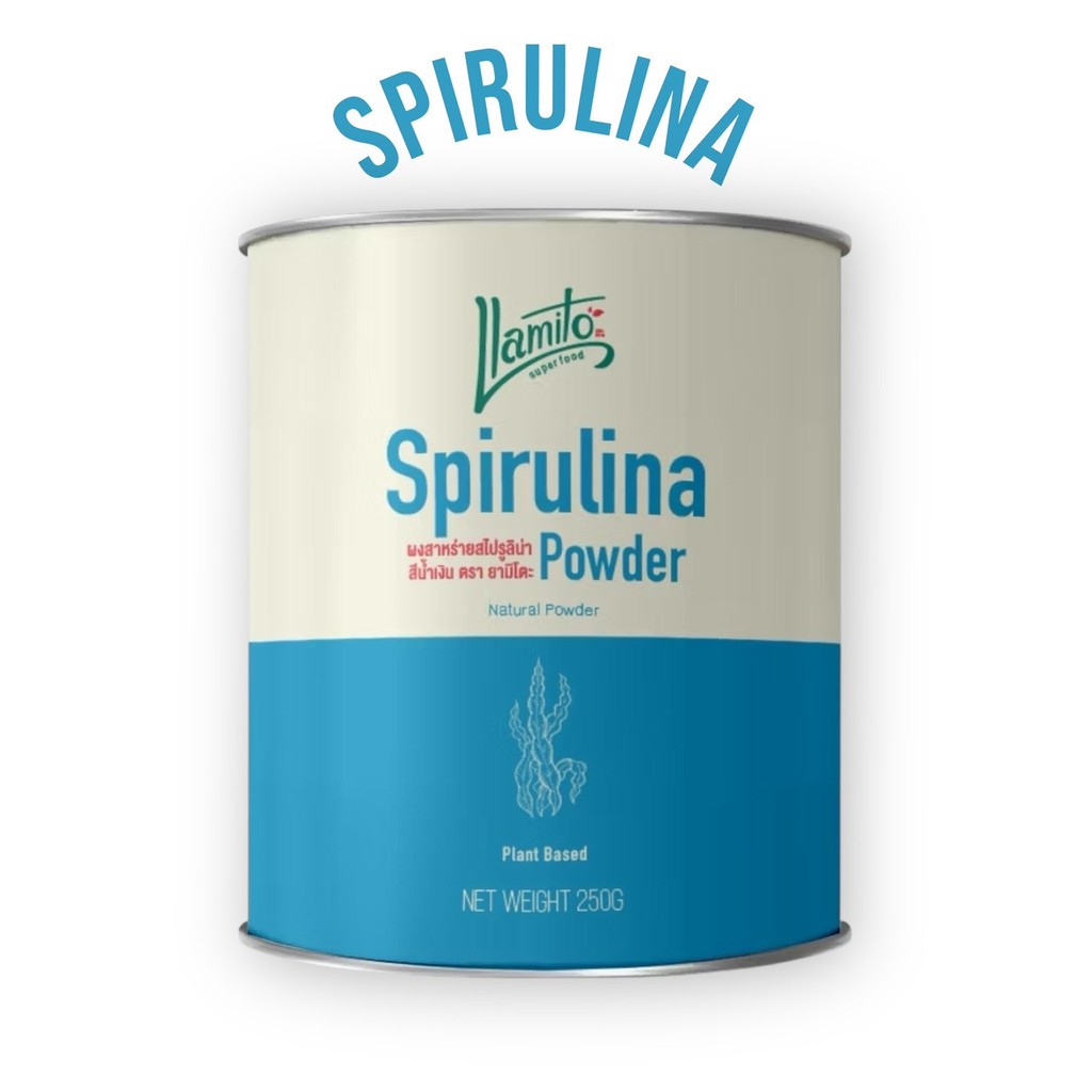 Llamito Blue Spirulina Powder (250g.) ผงสาหร่ายสไปรูลิน่า สีน้ำเงิน แบรนด์ยามิโตะ